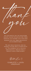 D019 Napkin Thank You Note: D019 Napkin Thank you Note