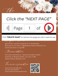 D019 Detail Card Vertical 4.25x5.5: D019 Wedding Bundle