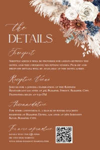 D019 Detail Card Vertical 4x6: D019 Wedding Bundle
