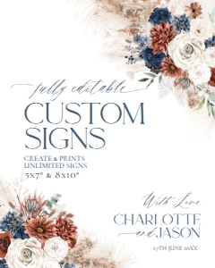 D019 Custom Sign 8x10: D019 Custom Sign