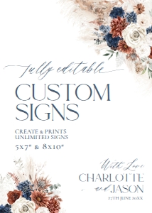 D019 Custom Sign 5x7: D019 Custom Sign