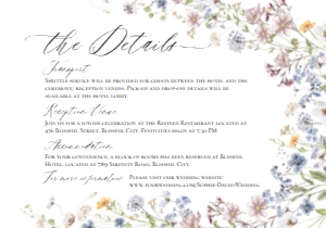 D026 Detail Card Horizontal 5x3.5: D026 Wedding Suite