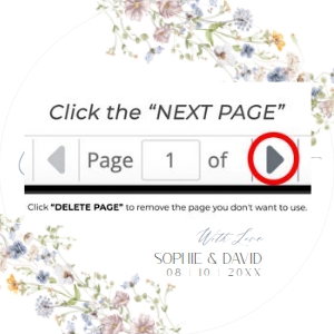 D026 Favor Tag Circle/Square: D026 Wedding Bundle