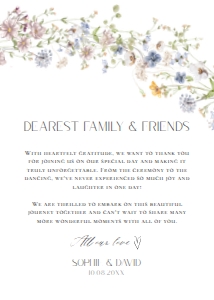 D026 Photo Thank You Card: D026 Wedding Bundle