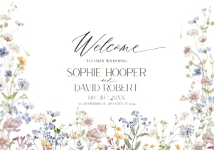 D026 Welcome Sign Horizontal A2: D026 Wedding Bundle