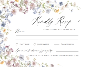D026 RSVP 5.5x4.25: D026 Wedding Suite