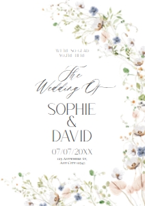 D023 Welcome Sign Vertical B A1: D023 Wedding Signage Bundle