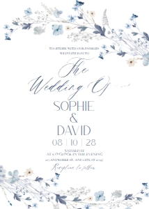E057 Wedding Invite Front: E057 Wedding Suite
