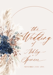 E059 Wedding Invite Back A: E059 Wedding Suite