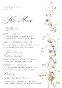 D028 Menu 5x7: D028 Menu