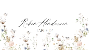 D028 Place Card Flat: D028 Place Card