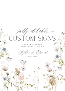 D028 Custom Sign 5x7: D028 Custom Sign