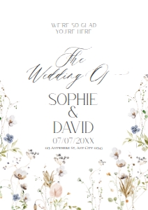 D028 Welcome Sign Vertical A2: D028 Wedding Signage Bundle
