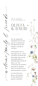 D028 Wedding Itinerary design preview