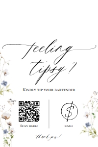 E061 Feeling Tipsy 4x6: E061 Reception Signs Bundle