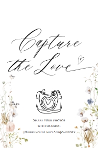 E061 Capture The Love 4x6: E061 Reception Signs Bundle