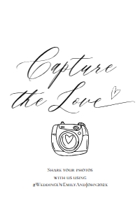E018 Capture The Love 4x6: E018 Reception Signs Bundle