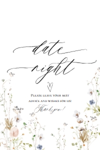 E061 Date Night 4x6: E061 Reception Signs Bundle