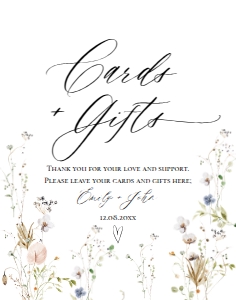 E061 Cards and Gifts 11x14: E061 Reception Signs Bundle