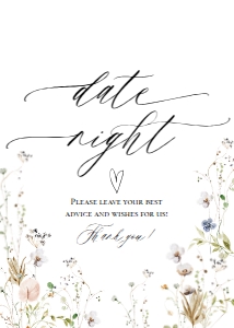 E061 Date Night 5x7: E061 Reception Signs Bundle