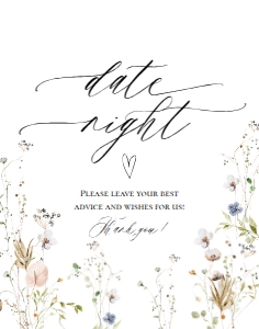 E061 Date Night 11x14: E061 Reception Signs Bundle