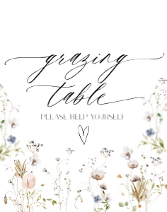 E061 Grazing Table 11x14: E061 Reception Signs Bundle