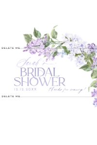 B001 Aldi Chocolate Wrapper 4x6: B001 Bridal Shower Bundle