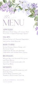 B001 Menu 4x9: B001E Menu