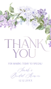 B001 Favor Tag Rectangle 2x3.5: B001 Bridal Shower Bundle