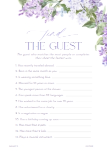 B001 Bridal Shower Games 5x7 Part 4: B001 Bridal Shower Bundle