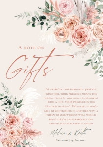 E064 Wishing Well Card 3.5x5: E064 Wedding Suite