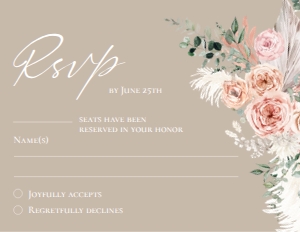 E064 RSVP 5.5x4.25: E064 Wedding Suite