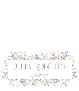 B017 Place Card Folded: B017 Bridal Shower Bundle