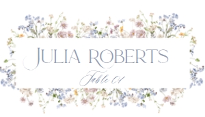 B017 Place Card Flat: B017 Bridal Shower Bundle