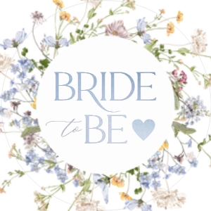 B017 Cupcake Topper 2x2: B017 Bridal Shower Bundle