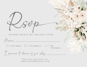 D024 RSVP 5.5x4.25: D024 Wedding Bundle