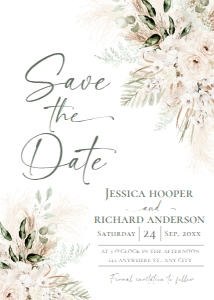 D024 Save The Date 5x7: D024 Wedding Bundle