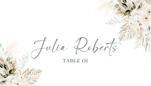 D024 Place Card Flat: D024 Place Card