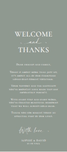 D024 Napkin Thank You Note C: D024 Wedding Bundle