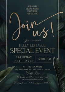 C052 Business Invitation design preview