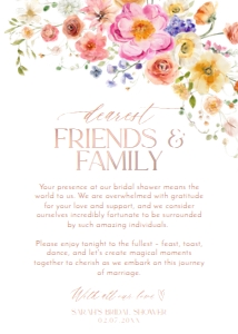 A034 Thank You Napkin Note 5x7: A034 Bridal Brunch Bundle