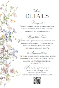 E068 Detail Card Vertical 4x6: E068 Wedding Suite