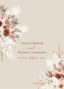 E069 Wedding Invite Back A: E069 Wedding Bundle
