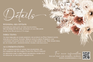 E069 Detail Card Horizontal 6x4: E069 Wedding Bundle