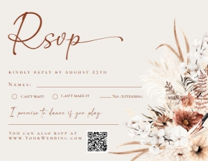 E069 RSVP 5.5x4.25: E069 Wedding Bundle