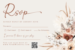 E069 RSVP 6x4: E069 Wedding Bundle