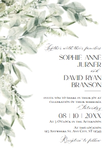 E070 Wedding Invite Front: E070 Wedding Suite