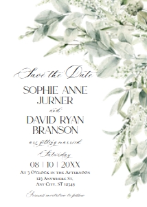 E070 Save The Date 5x7: E070 Save The Date