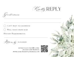 E070 RSVP 5.5x4.25: E070 Wedding Suite