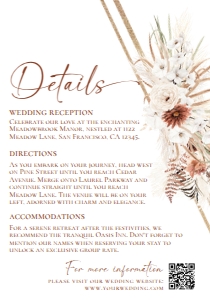 E071 Detail Card Vertical 3.5x5: E071 Wedding Suite
